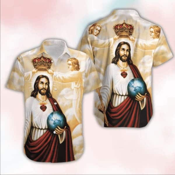 Happy Easter Sunday Jesus He Is Risen Hallelujah Christian Hawaiian Shirt