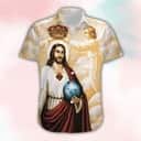 Happy Easter Sunday Jesus He Is Risen Hallelujah Christian Hawaiian Shirt
