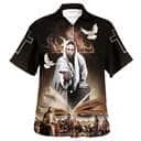 The Lion Of Judah Jesus Reaching Out His Hand Christian Religious Hawaiian Shirt