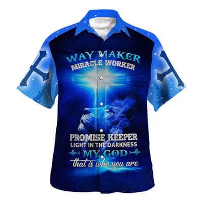 Way Maker Miracle Worked Promise Keeper Bible Verse Christian Religious Hawaiian Shirt