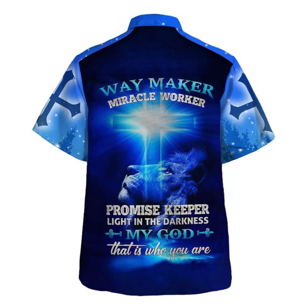 Way Maker Miracle Worked Promise Keeper Bible Verse Christian Religious Hawaiian Shirt
