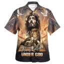 One Nation Under God Jesus Lion Cross 4th Of July Christian Religious Hawaiian Shirt One Nation Under God Jesus Lion Cross 4th Of July Christian Religious Hawaiian Shirt