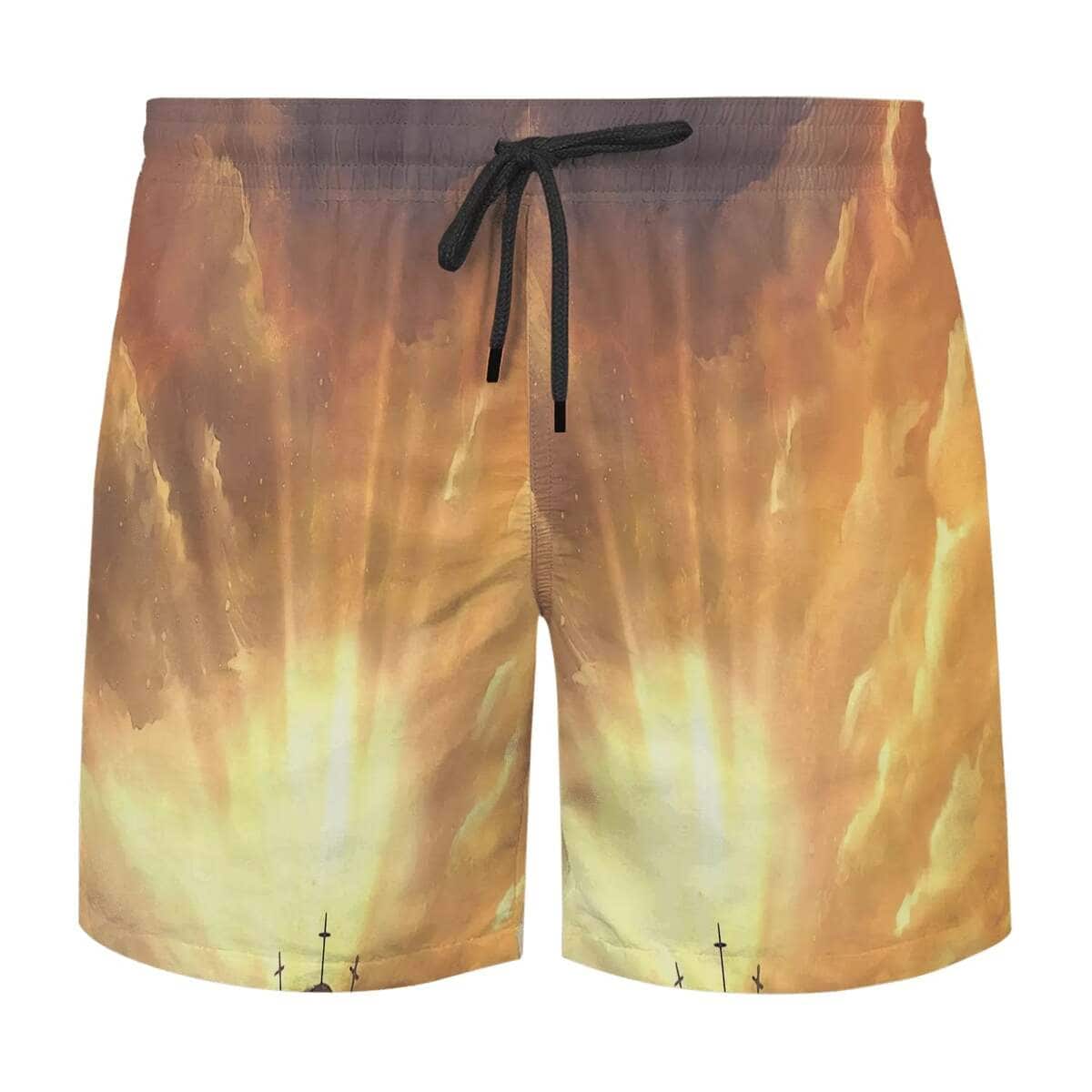 One Nation Under God Jesus Lion Cross 4th Of July Christian Religious Hawaiian Shirt