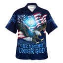 One Nation Under God Eagle Independence Day Christian Religious Hawaiian Shirt One Nation Under God Eagle Independence Day Christian Religious Hawaiian Shirt