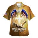 One Nation Under God American Independence Day Christian Religious Hawaiian Shirt One Nation Under God American Independence Day Christian Religious Hawaiian Shirt