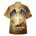 One Nation Under God American Independence Day Christian Religious Hawaiian Shirt