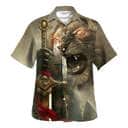 Lion Knight Of The Temple Christian Religious Armor Of God Hawaiian Shirt