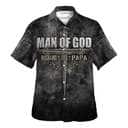 Father's Day Gift Man Of God Husband Dad Papa Christian Religious Hawaiian Shirt