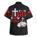 Know Jesus Know Peace Christian Religious Hawaiian Shirt