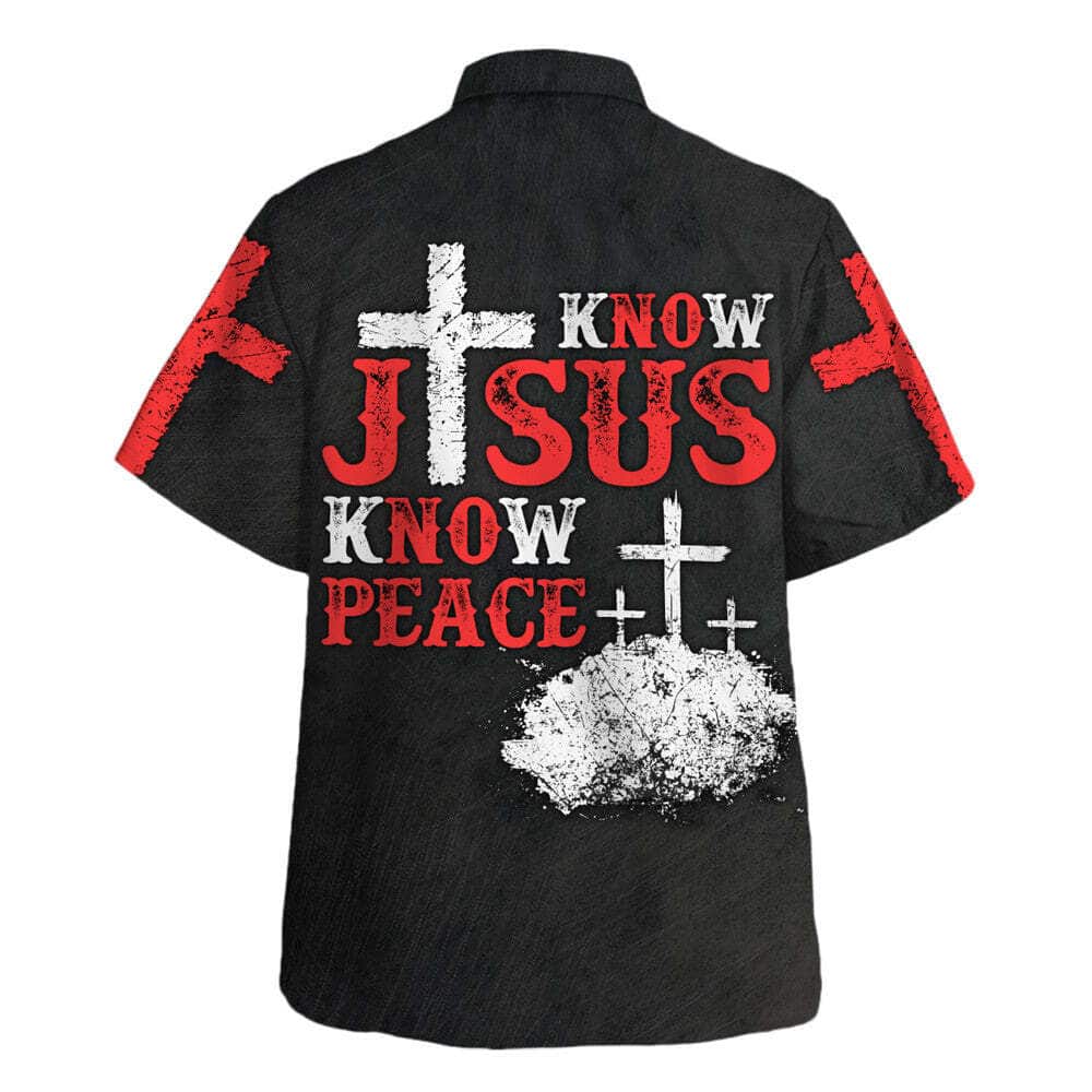 Know Jesus Know Peace Christian Religious Hawaiian Shirt