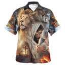 Jesus With Lion Christian Religious Hawaiian Shirt Faith Gift For Friend Jesus With Lion Christian Religious Hawaiian Shirt Faith Gift For Friend