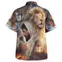 Jesus With Lion Christian Religious Hawaiian Shirt Faith Gift For Friend Jesus With Lion Christian Religious Hawaiian Shirt Faith Gift For Friend