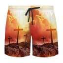 Jesus Saved My Life With The Lamb And Lion Christian Religious Hawaiian Shirt