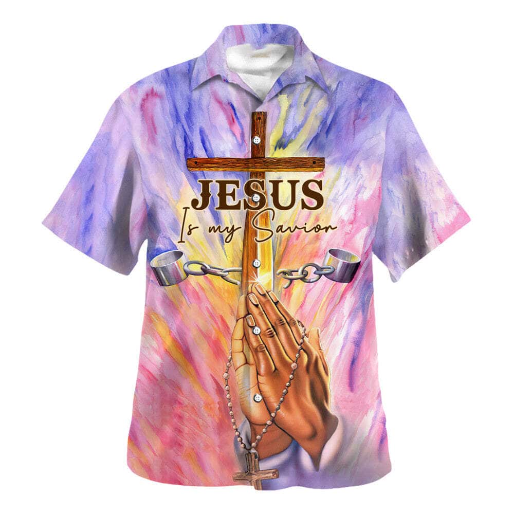 Jesus Is My Savior Prayer Christian Religious Hawaiian Shirt Jesus Is My Savior Prayer Christian Religious Hawaiian Shirt