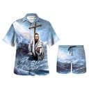 Jesus Is My Savior Reached Out Christian Religious Hawaiian Shirt