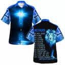 Christian Cross Blue Galaxy Christian Faith Religious Hawaiian Shirt