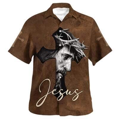 Jesus Cross Christian Religious Hawaiian Shirt Gift For Christian Friend