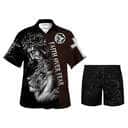 Jesus And Lion Bible Verse Faith Over Fear Christian Religious Hawaiian Shirt