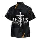 Jesus Christ Saved My Life Cross Christian Religious Hawaiian Shirt