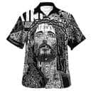 Jesus Christ Portrait Bible Quote Christian Religious Hawaiian Shirt Jesus Christ Portrait Bible Quote Christian Religious Hawaiian Shirt