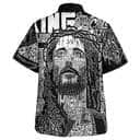 Jesus Christ Portrait Bible Quote Christian Religious Hawaiian Shirt Jesus Christ Portrait Bible Quote Christian Religious Hawaiian Shirt
