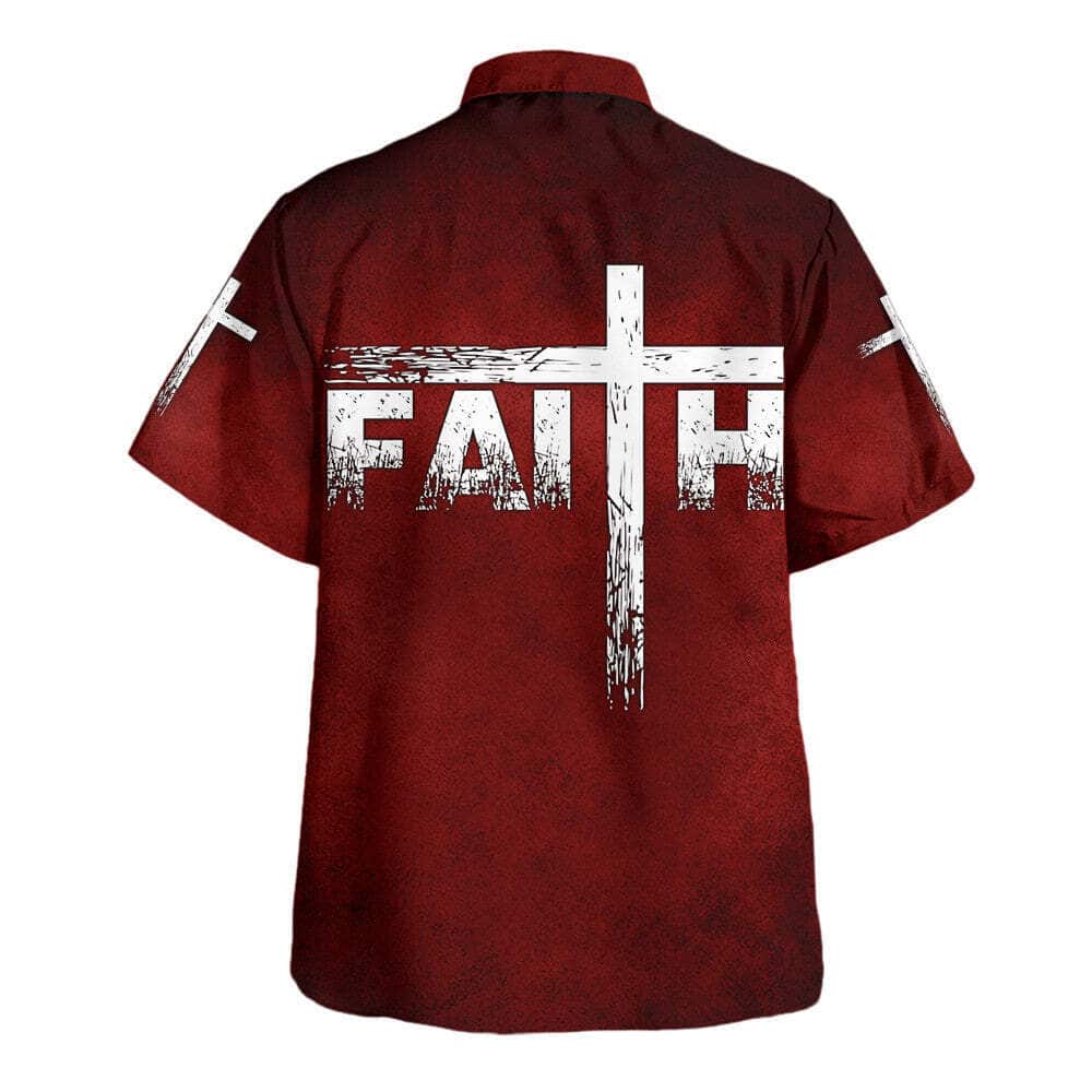 Jesus Christ Cross Faith Christian Religious Hawaiian Shirt