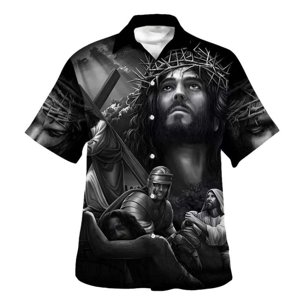 Jesus And His Warriors Are Fighting Christian Religious Hawaiian Shirt Jesus And His Warriors Are Fighting Christian Religious Hawaiian Shirt
