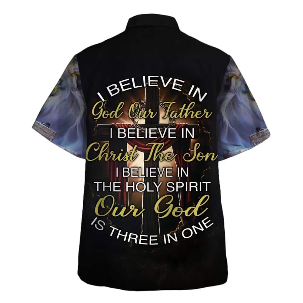 I Believe In The God The Father Christian Religious Hawaiian Shirt I Believe In The God The Father Christian Religious Hawaiian Shirt