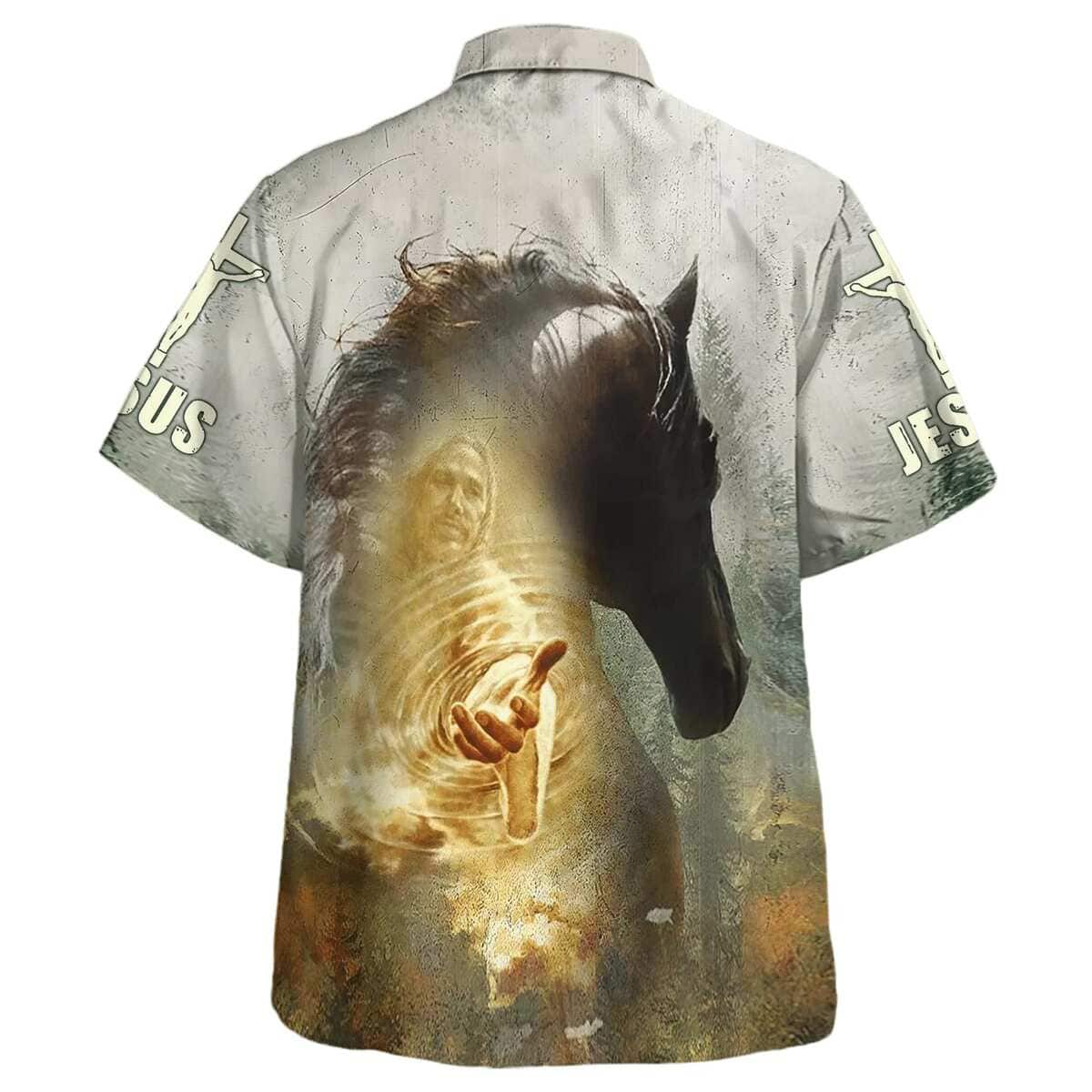 Bible Verse Horse And Jesus Faith Over Fear Christian Religious Hawaiian Shirt Bible Verse Horse And Jesus Faith Over Fear Christian Religious Hawaiian Shirt