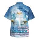 God Bless American White Head Eagle Christian Religious Hawaiian Shirt 4th Of July Gift