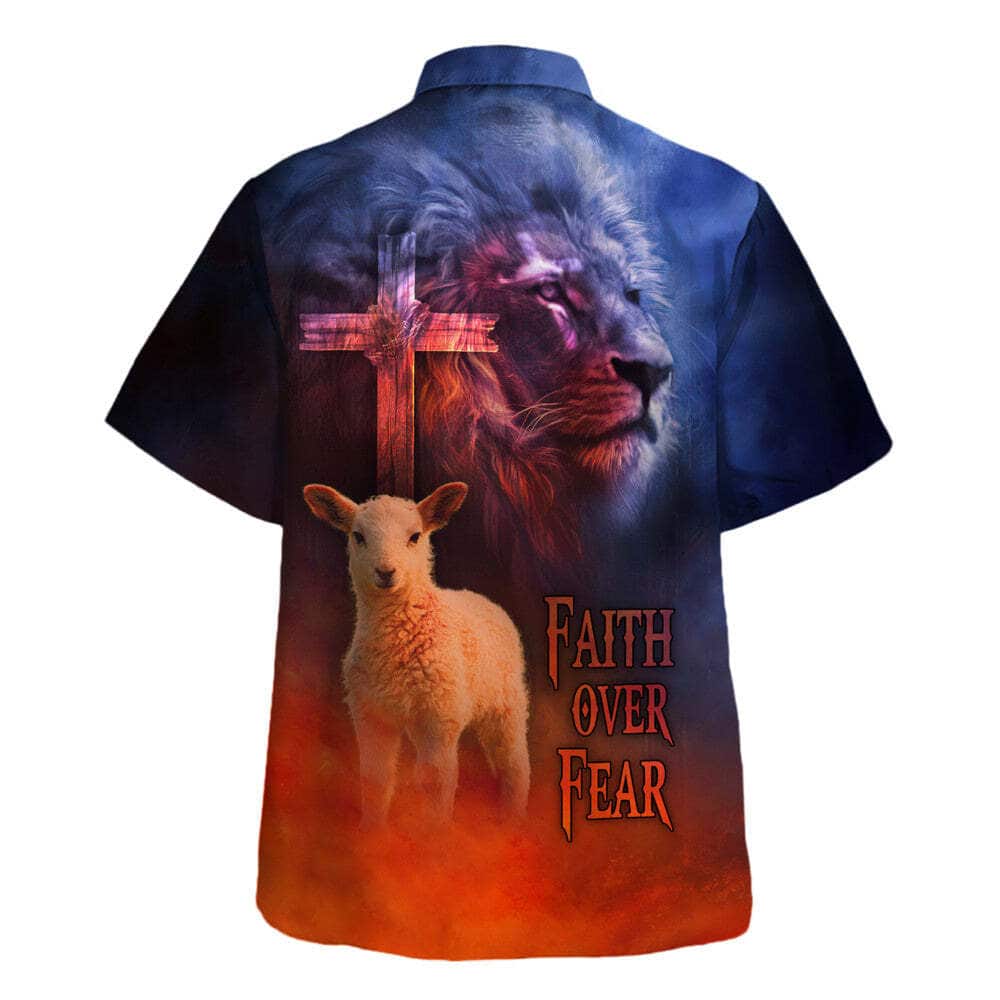 Bible Verse Faith Over Fear Sheep Christian Religious Hawaiian Shirt Bible Verse Faith Over Fear Sheep Christian Religious Hawaiian Shirt