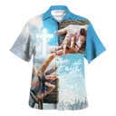 Faith Over Fear Bible Verse Jesus Hand Nails Christian Religious Hawaiian Shirt Faith Over Fear Bible Verse Jesus Hand Nails Christian Religious Hawaiian Shirt