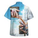 Faith Over Fear Bible Verse Jesus Hand Nails Christian Religious Hawaiian Shirt