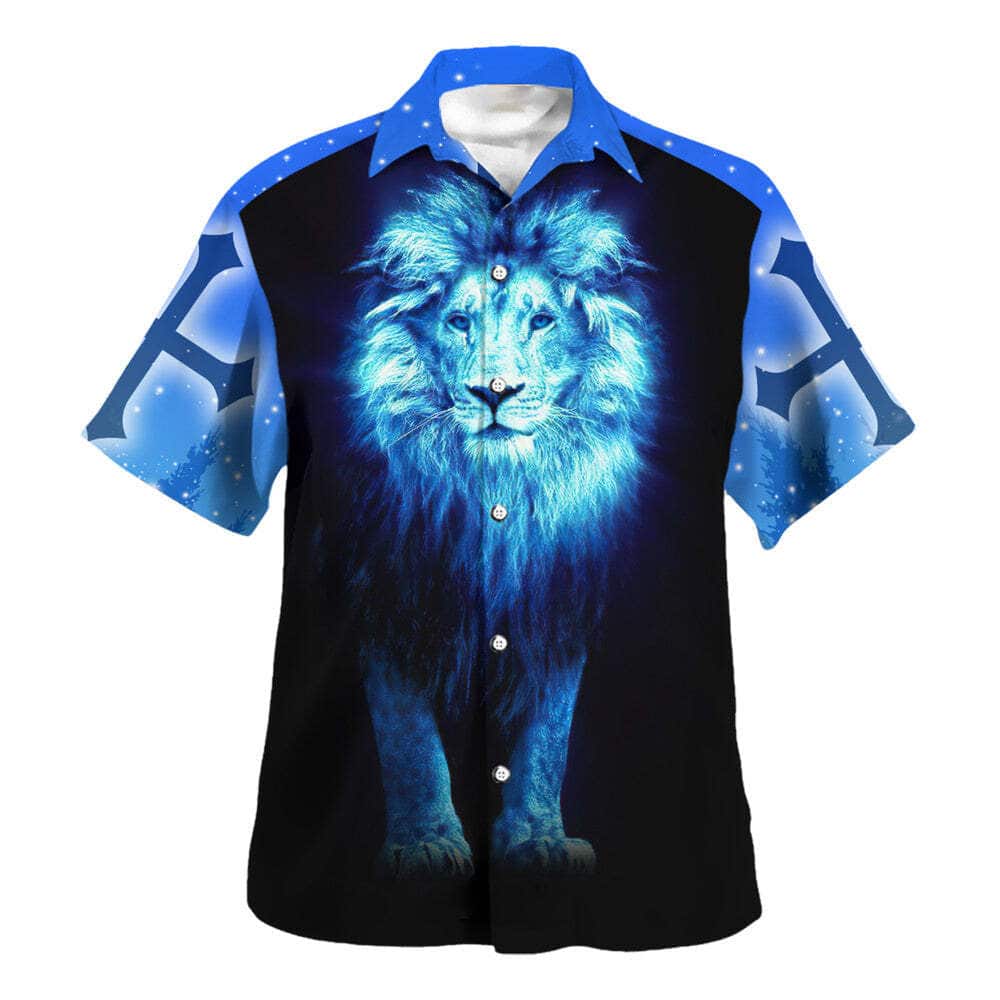 Faith Is Seeing Light Lion Christian Religious Hawaiian Shirt Faith Is Seeing Light Lion Christian Religious Hawaiian Shirt