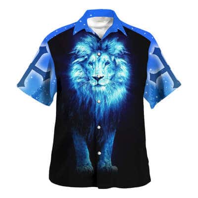 Faith Is Seeing Light Lion Christian Religious Hawaiian Shirt