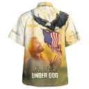 4th Of July Eagle Jesus America One Nation Under God Christian Religious Hawaiian Shirt