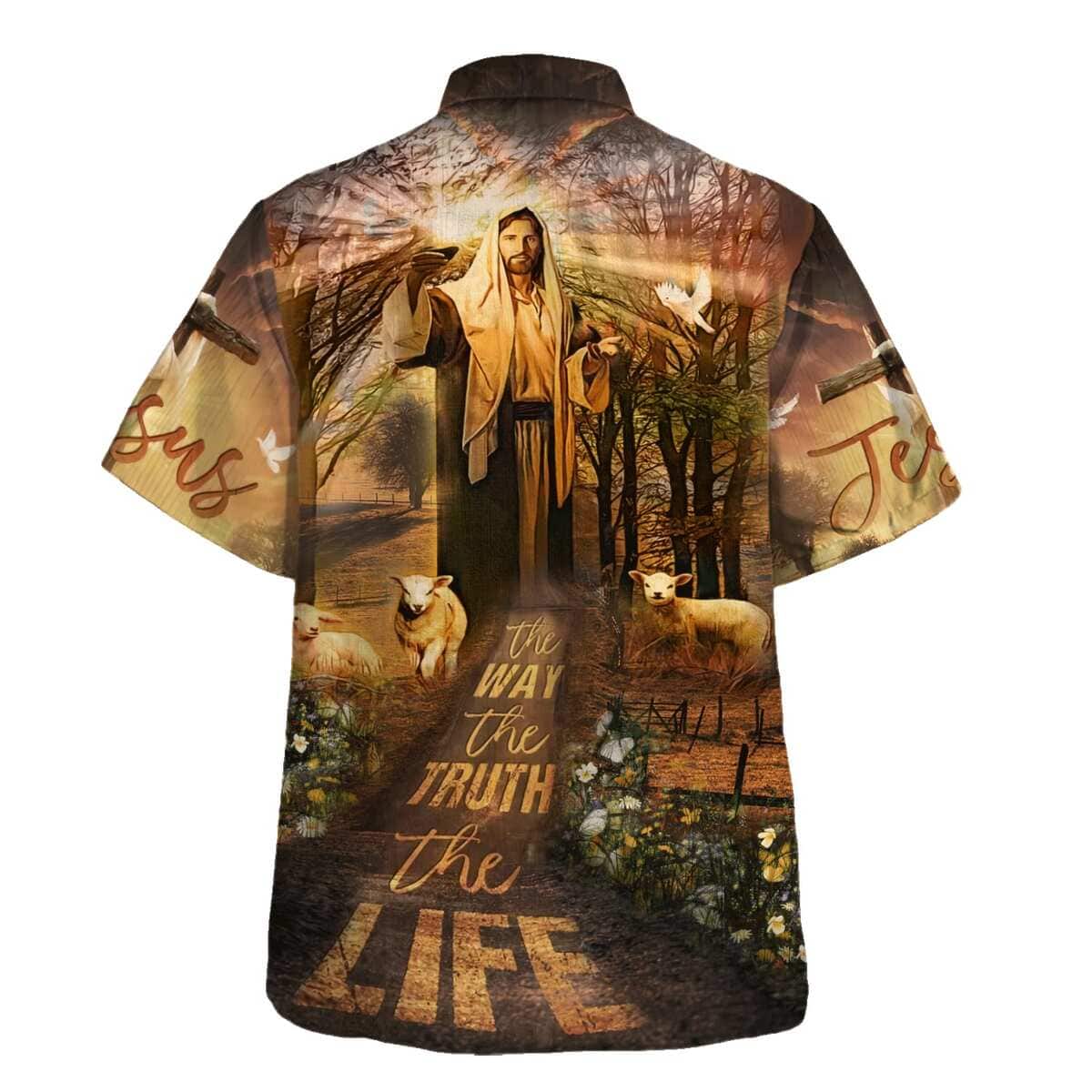 The Way The Truth And The Life Christian Summer Hawaiian Shirt The Way The Truth And The Life Christian Summer Hawaiian Shirt