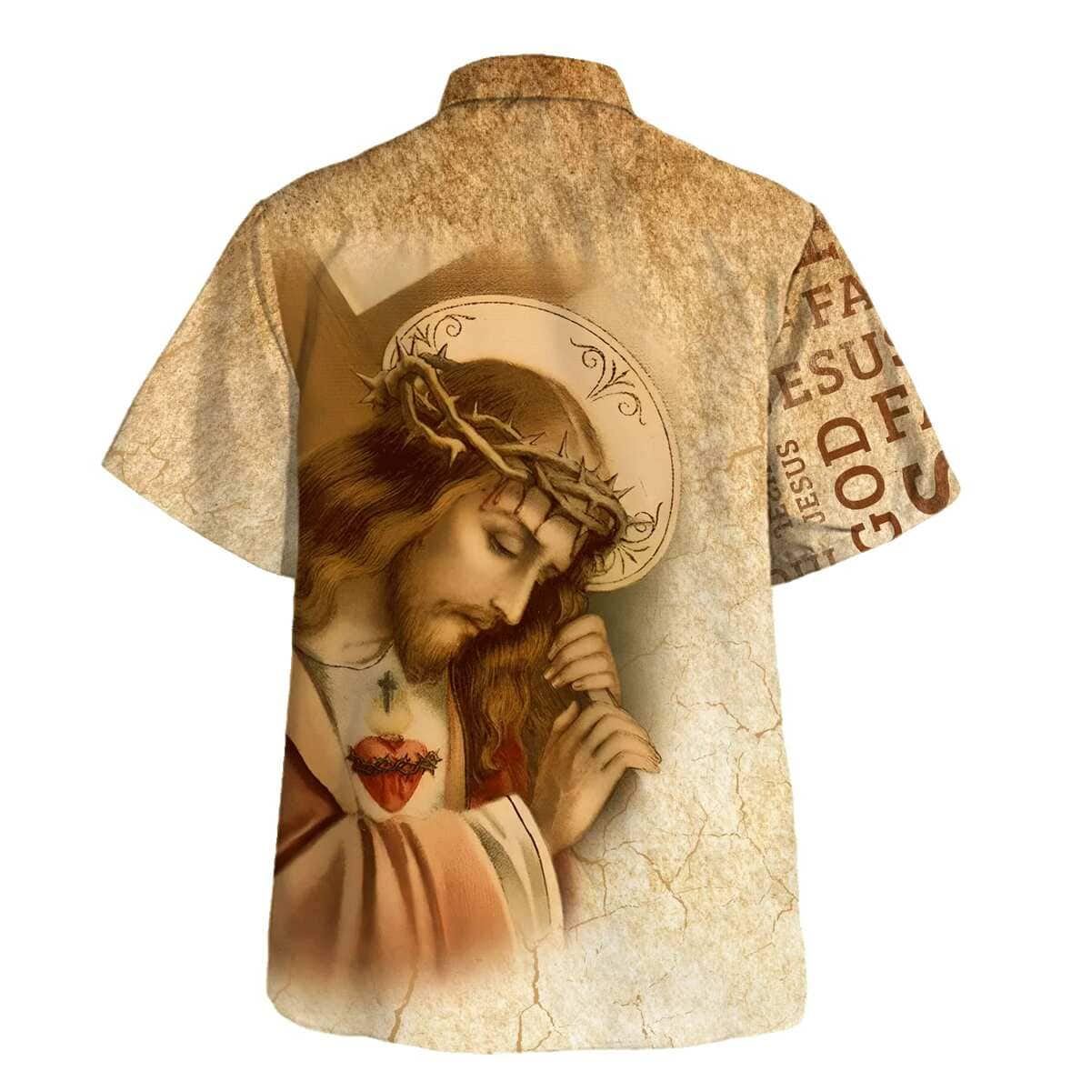 The Sacred Heart Of Jesus Christian Summer Hawaiian Shirt The Sacred Heart Of Jesus Christian Summer Hawaiian Shirt