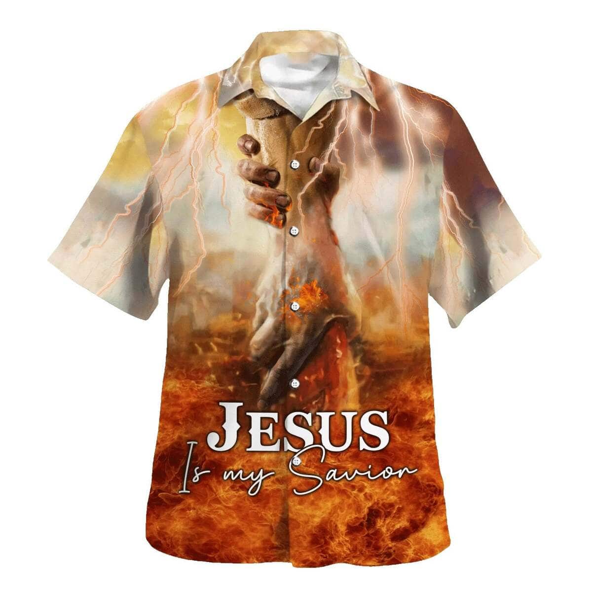 The Hand Of God Jesus Is My Savior Christian Summer Hawaiian Shirt The Hand Of God Jesus Is My Savior Christian Summer Hawaiian Shirt