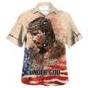 One Nation Under God Independence Day Jesus Christian Summer Hawaiian Shirt