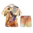 Independence Day One Nation Under God Jesus Eagle Christian Summer Hawaiian Shirt