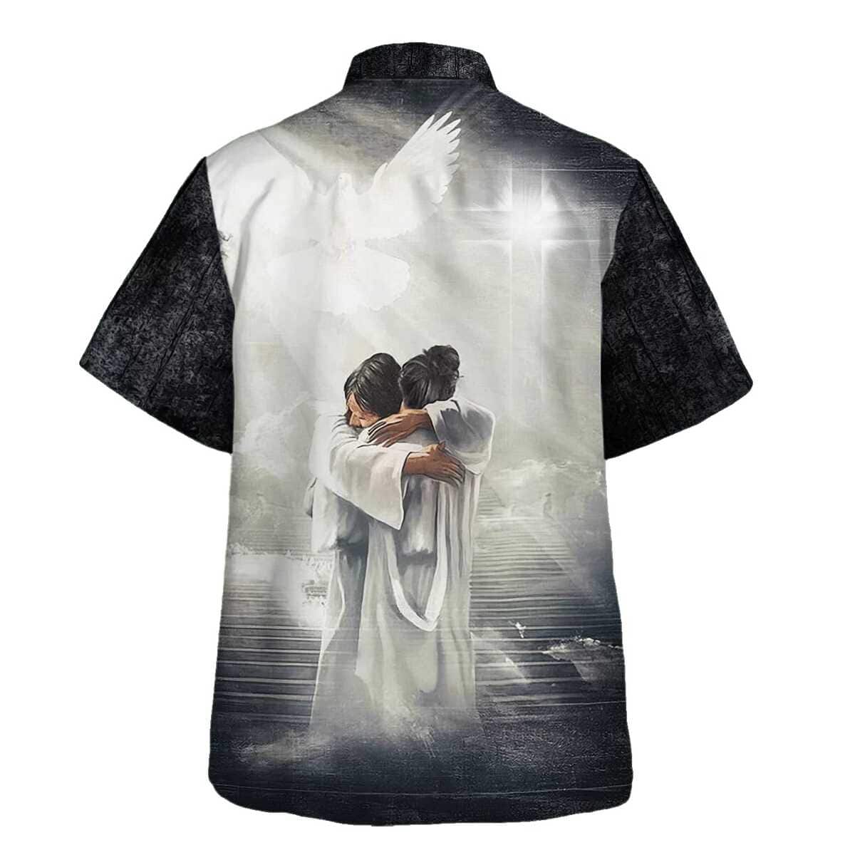 Have Faith Man Hugging Jesus In Heaven Christian Summer Hawaiian Shirt Have Faith Man Hugging Jesus In Heaven Christian Summer Hawaiian Shirt