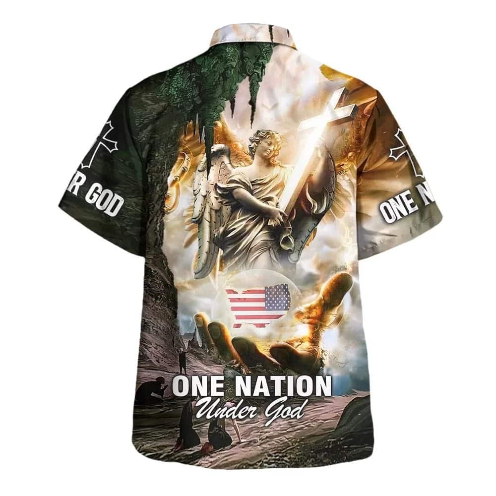 4th Of July American Patriot One Nation Under God Christian Christian Summer Hawaiian Shirt 4th Of July American Patriot One Nation Under God Christian Christian Summer Hawaiian Shirt
