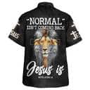 Lion Bible Verse Normal Isn't Coming Back But Jesus Is Cross Christian Christian Summer Hawaiian Shirt Lion Bible Verse Normal Isn't Coming Back But Jesus Is Cross Christian Christian Summer Hawaiian Shirt