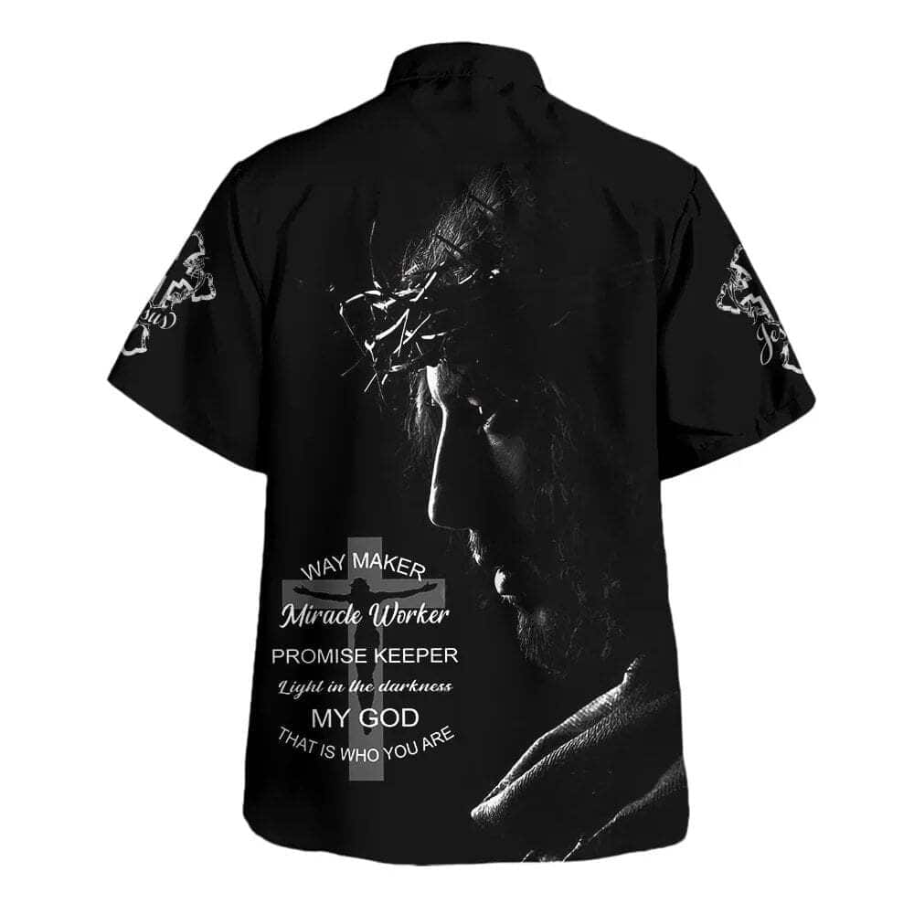 Jesus Way Maker Miracle Worker Christian Summer Hawaiian Shirt