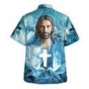Jesus Pigeon Cross Christian Summer Hawaiian Shirt