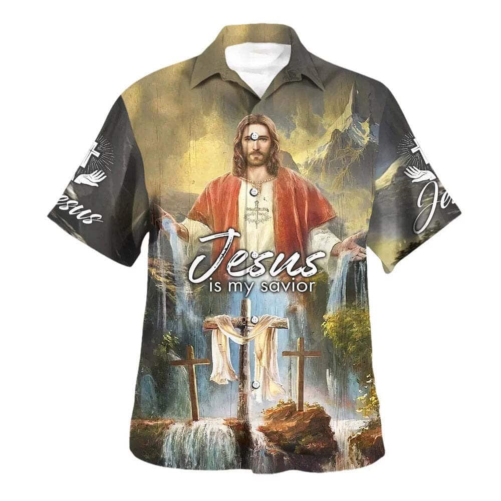 Jesus Christ Is My Savior Christian Summer Hawaiian Shirt Jesus Christ Is My Savior Christian Summer Hawaiian Shirt