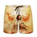 Jesus Christ Reaching Out Hand Christian Summer Hawaiian Shirt