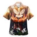 Jesus Christ Hand Hold Dove Christian Summer Hawaiian Shirt