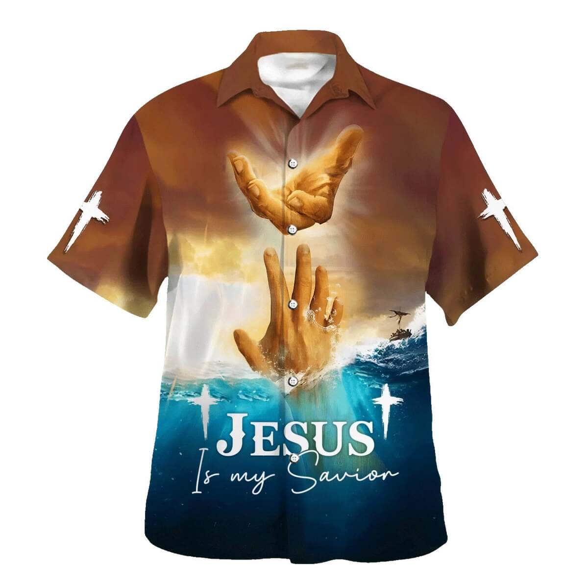Jesus Is My Savior Take My Hand God Christian Summer Hawaiian Shirt Jesus Is My Savior Take My Hand God Christian Summer Hawaiian Shirt